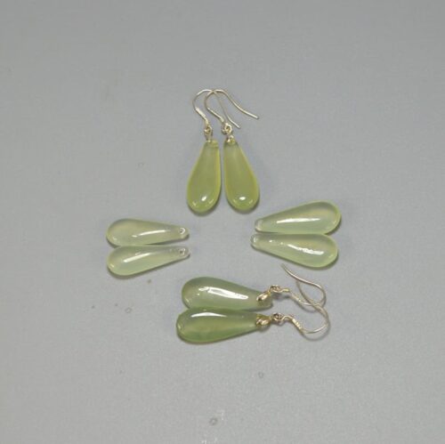 925 silver jade earrings
