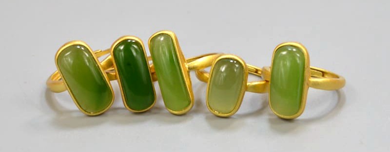 Chinese natural jade jewelry