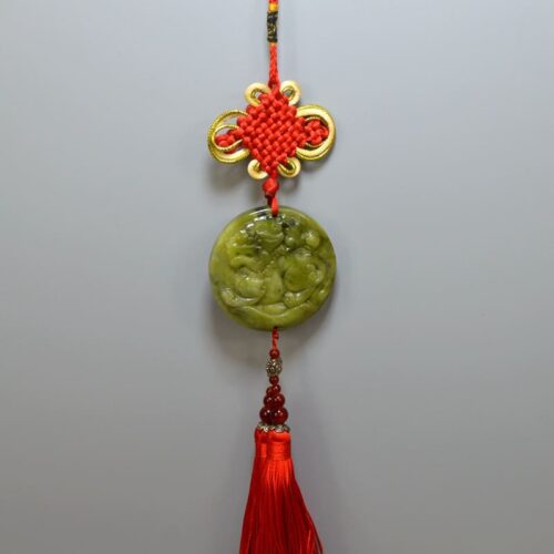 Chinese red tassel decor