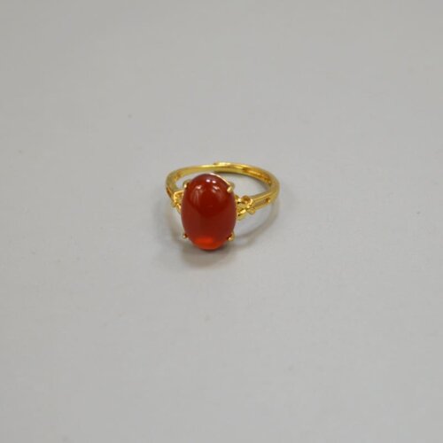 Red agate stone rings
