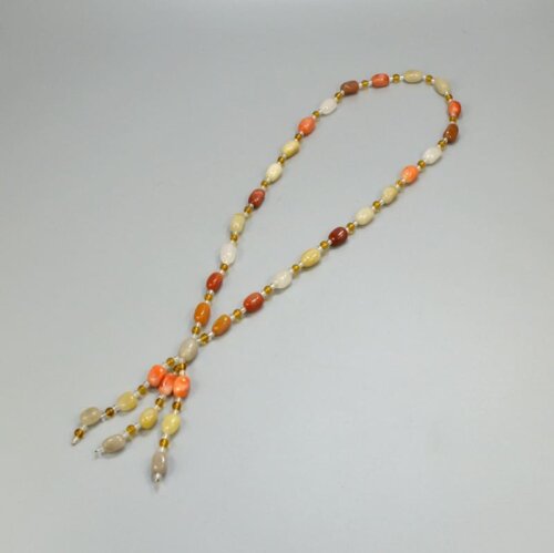 Yoga bead jade necklaces