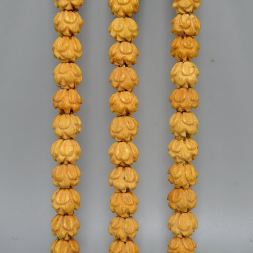 carved bone beads
