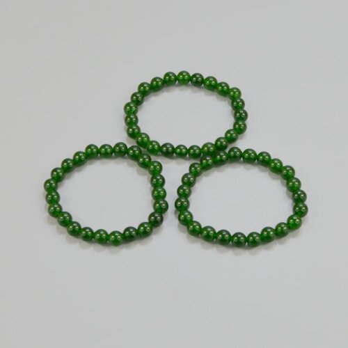 green crystal gemstone bracelets