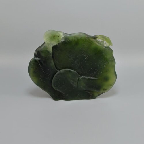green jade stone sculpture