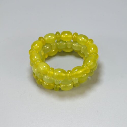 jade bead stretch bracelet