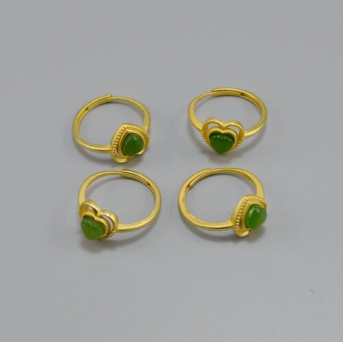 jade heart ring
